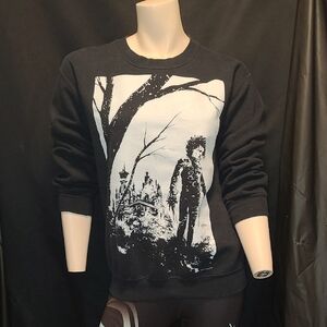 Edward Scissorhands Graphic Pullover Black Unisex Small 2014